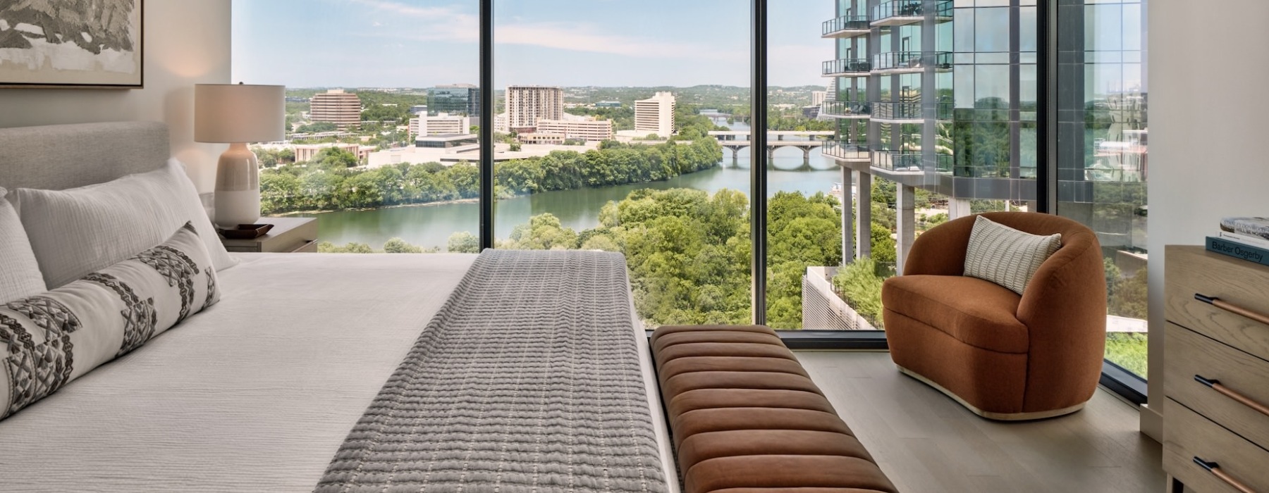 Downtown austin apartment overlooking Lady Bird Lake