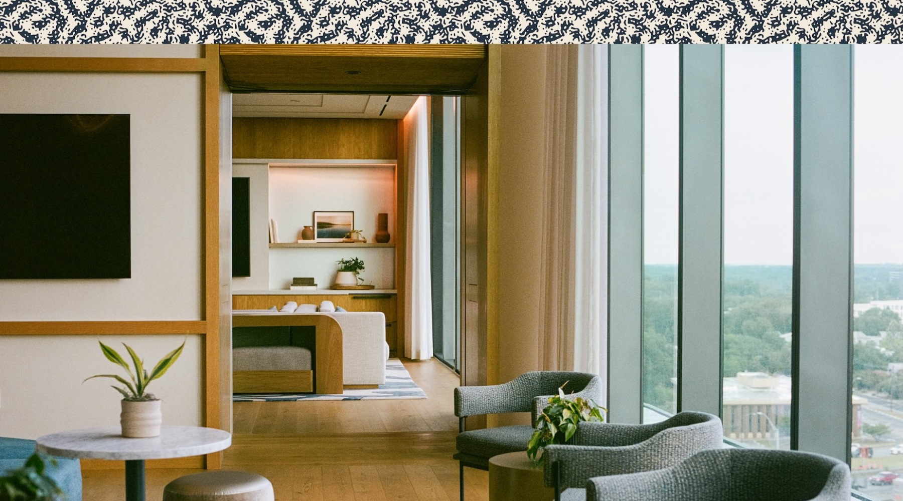 Downtown Austin Luxury High-rise Apartment Lounge